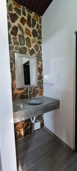 Bathroom - Cabañas Vacacionales Pa Lo Alto (Melgar)