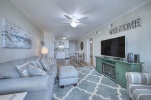 TV - Charming Condo at Ocean Forest Villas 311B (Myrtle Beach)