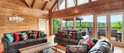 Smart TV, fireplace, video games, books