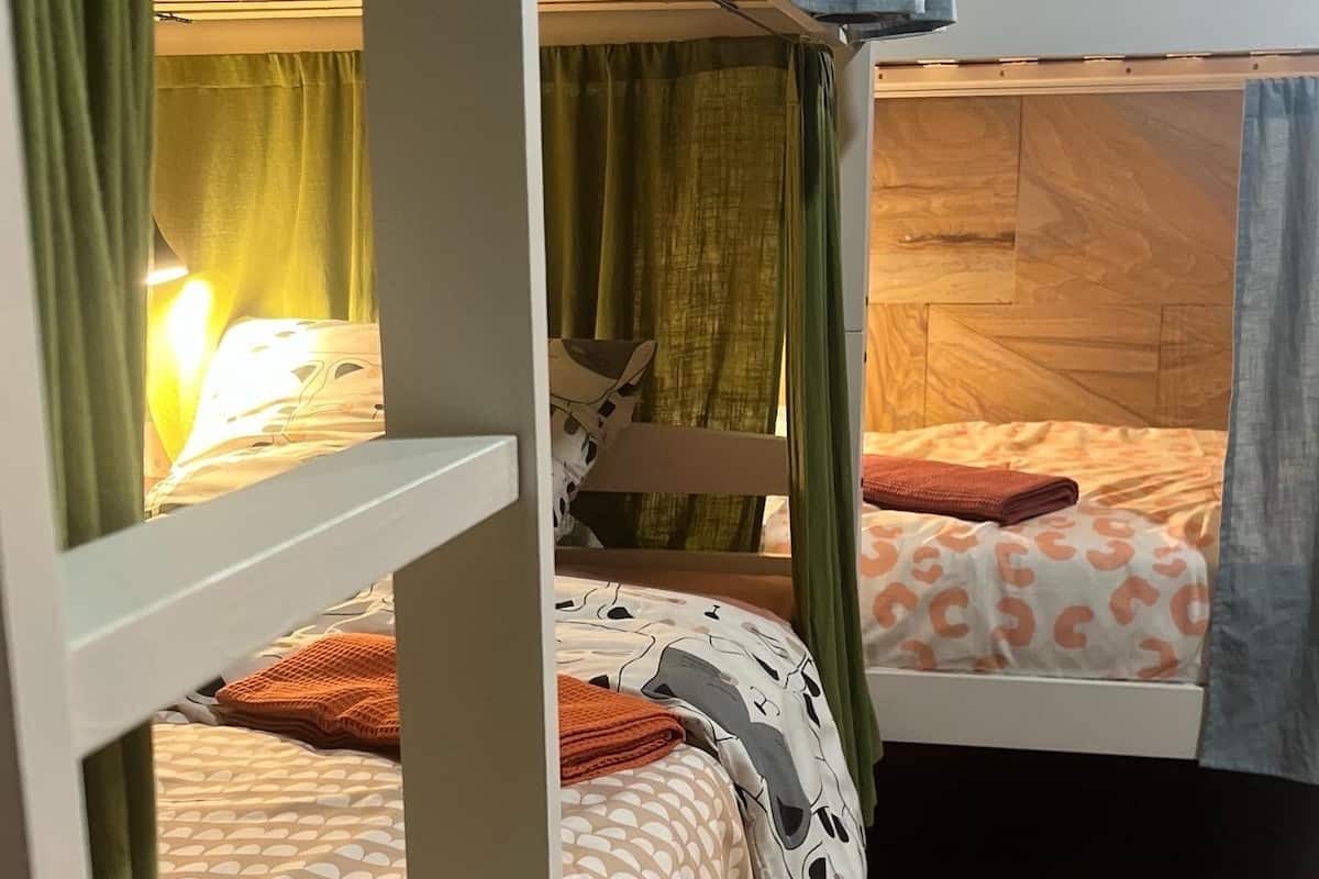 Comfort Shared Dormitory | Blackout drapes, iron/ironing board, free WiFi, bed sheets