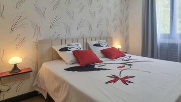 2 chambres, fer et planche Ă repasser, lit parapluie, Wi-Fi gratuit