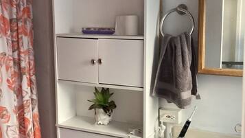 Towels, soap, toilet paper