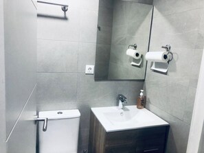 Towels, soap, toilet paper