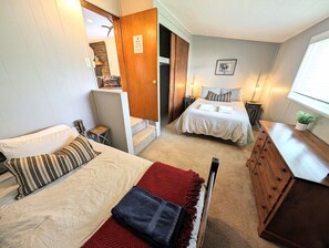 3 dormitorios, tabla de planchar con plancha, wifi gratis y ropa de cama