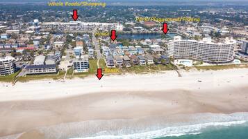 Beach nearby, sun-loungers, beach towels