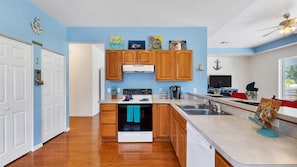 bright, open kitchen