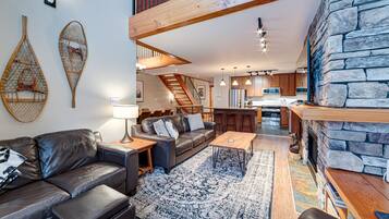 TV connectée, cheminée