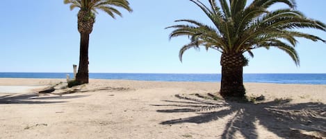 On the beach