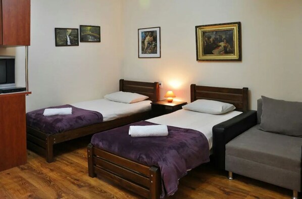 3 slaapkamers, beddengoed