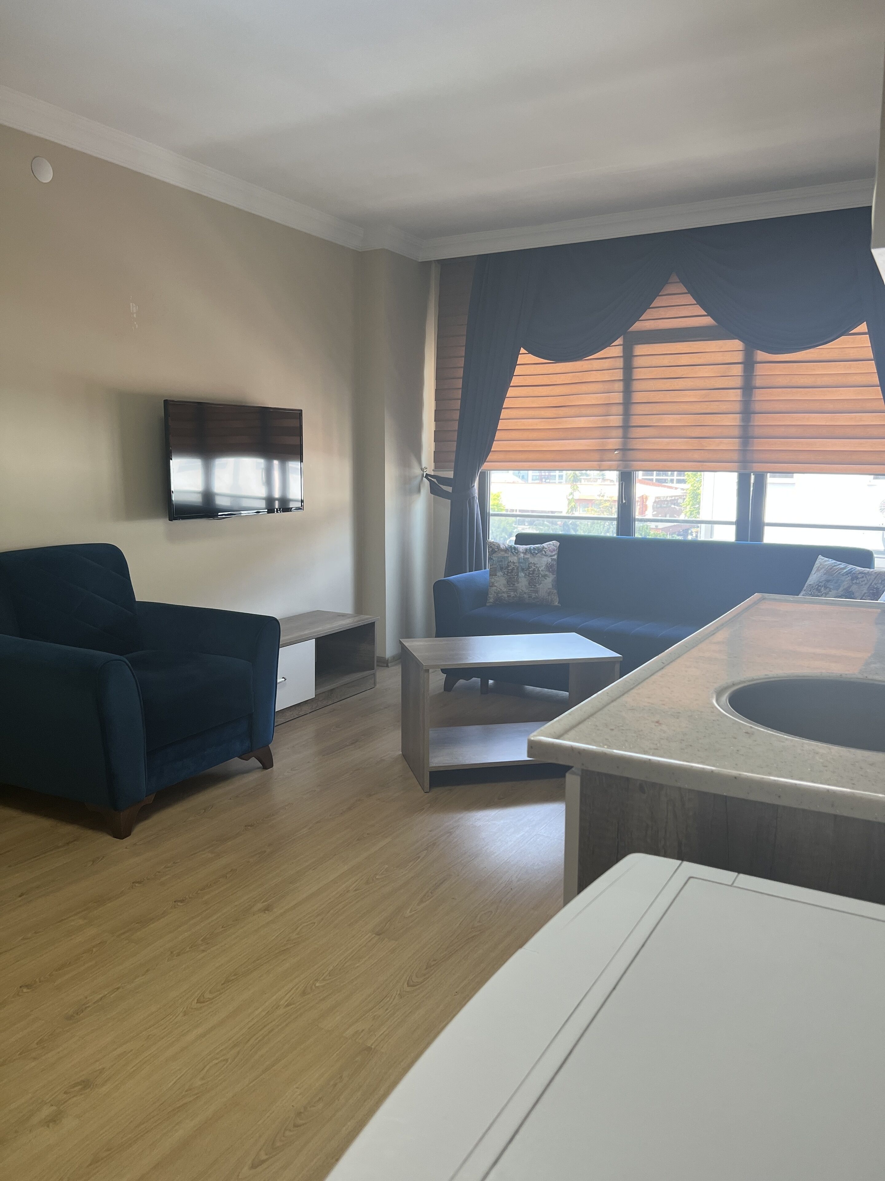 Apartamento luxo | 1 quarto, escrivaninha, espaço de trabalho para notebook