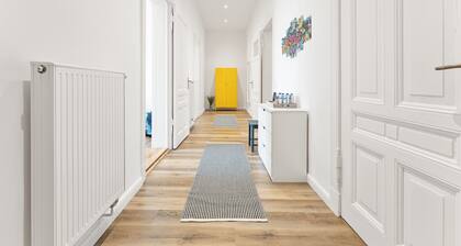 3 Zimmer Apartment,6 Betten unweit Hauptbhf,inkl Parkplatz &WiFi, Wäschetrockner