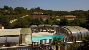 Indoor pool, outdoor pool