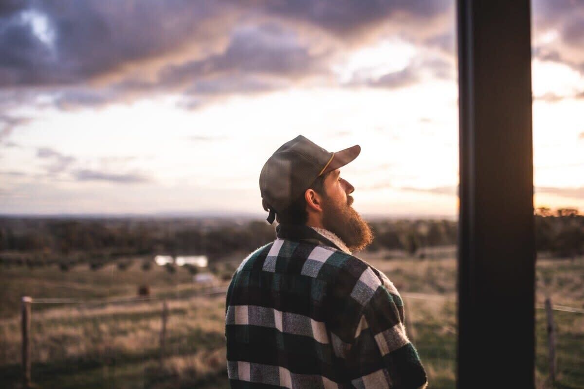 Blick von der Unterkunft