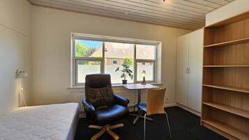 Business-Einzelzimmer | Individuell dekoriert, individuell eingerichtet, Schreibtisch