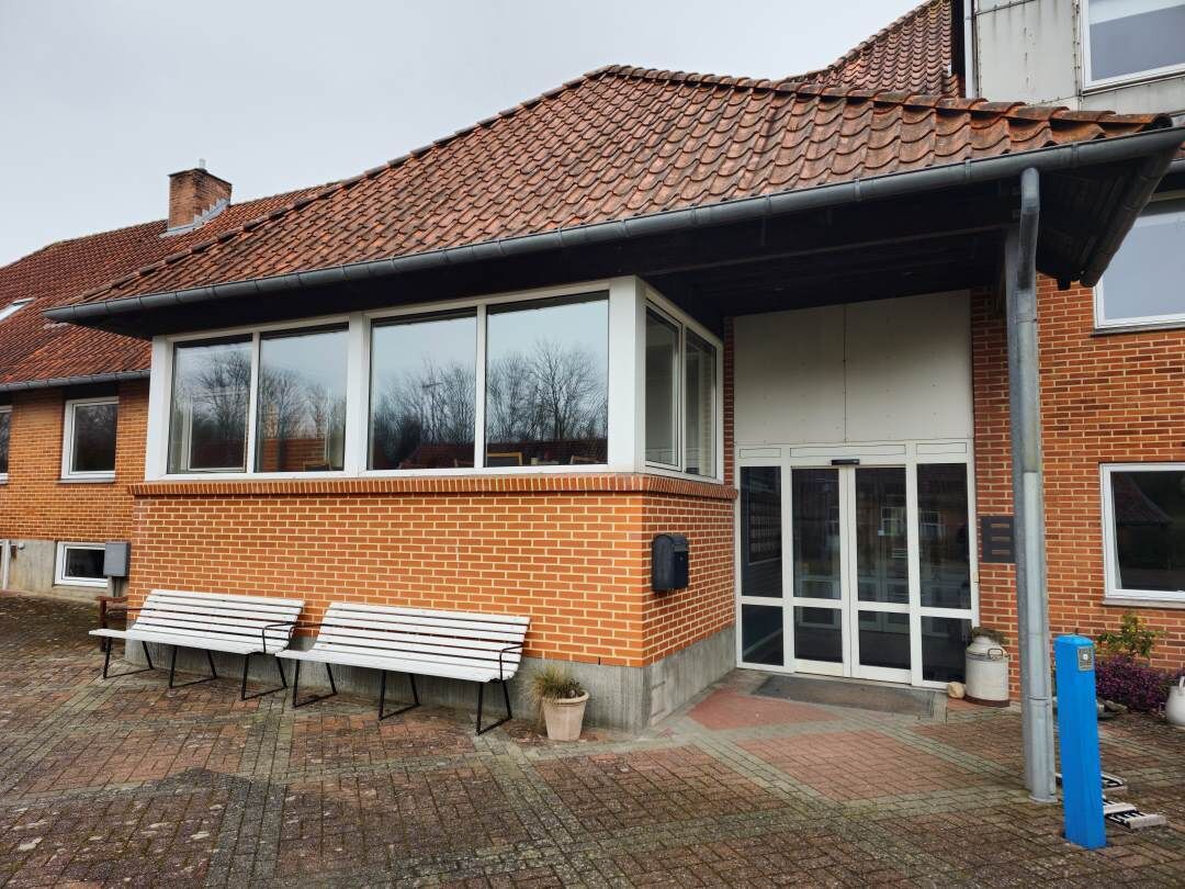 Overnatningsstedets facade