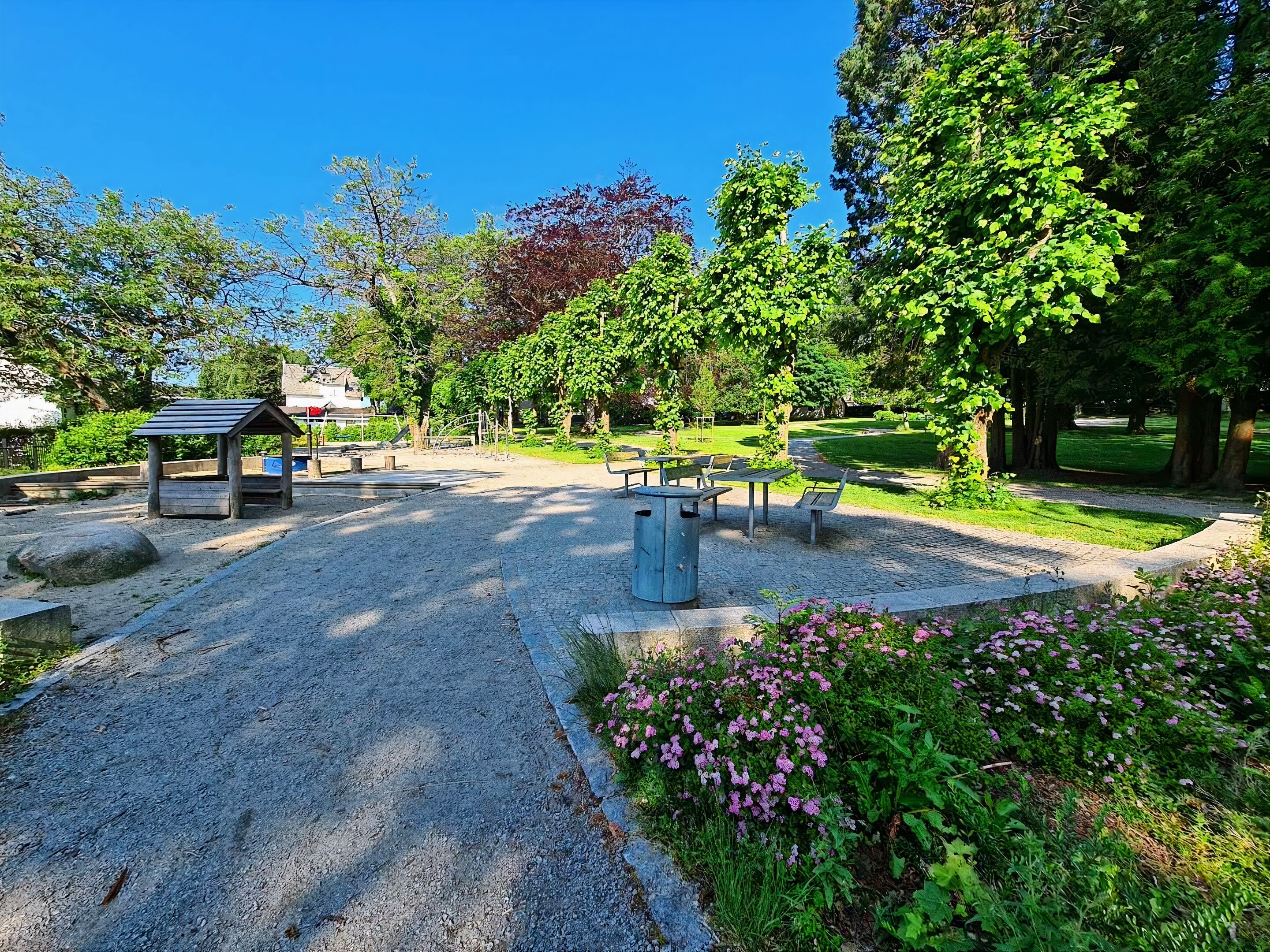 Blick auf den Park