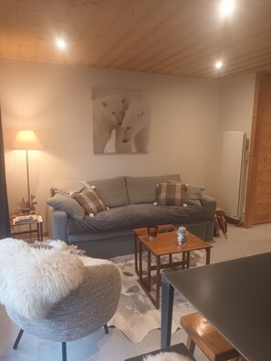 Living area - Appartementau Coeur DU Village AUX Pieds DES Pistes (La Chapelle-d'Abondance)