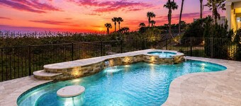 Oceanfront 6 Bedroom Heated Pool Home in Cinnamon Beach! Barefoot Sands!!