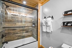 Shower, towels