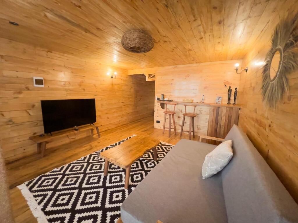 Front ocean Eco bungalow | Individually decorated, individually furnished, desk, soundproofing