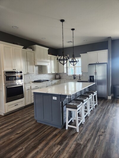This beautiful spacious new home is perfect for group trips or family getaways.