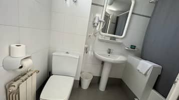 Free toiletries, hair dryer