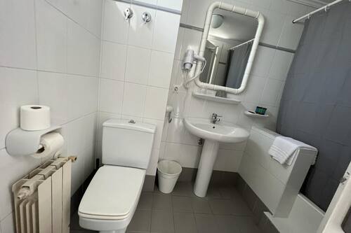 Gratis toiletartikelen, een haardroger