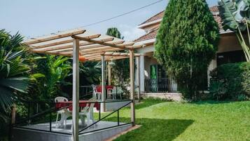 Overnatningsstedets facade