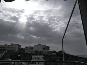 Blick von der Unterkunft