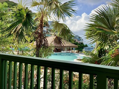 1 bedroom private villa located at beautiful Long Bay beach, Tortola full A/C. 
