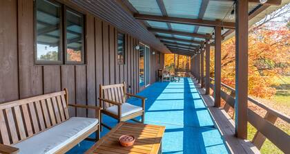 The Blu Casa - Family Home, Private Lake, 4 King Beds, 2300 sq ft, 2 patios