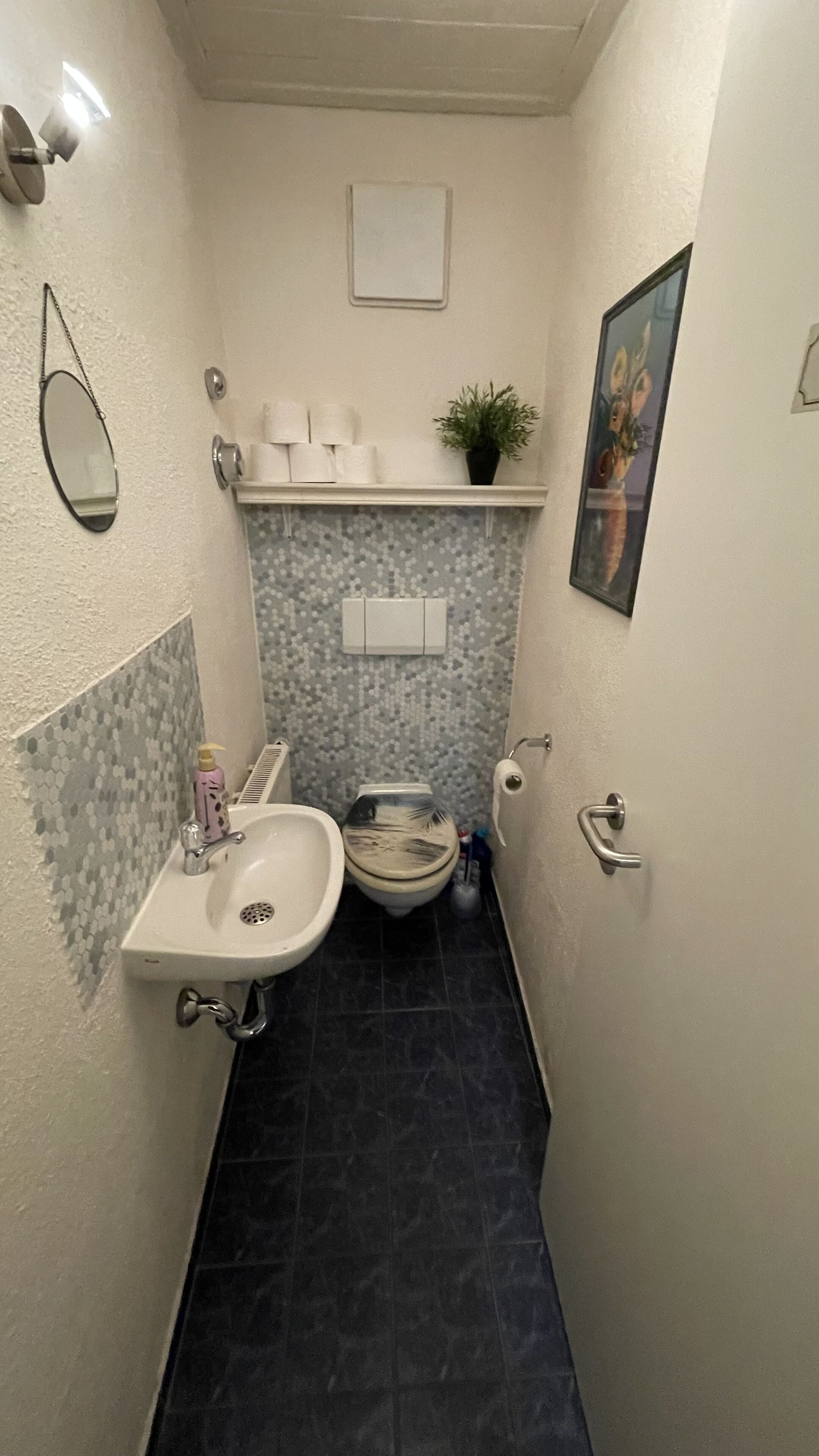 Dusche, Seife, Toilettenpapier