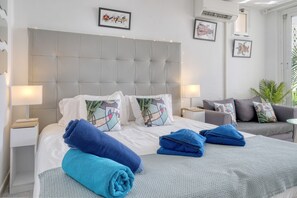In-room safe, desk, iron/ironing board, travel crib - Suite Infinity Ocean - Pool and Sea view By LVH (Puerto del Carmen)
