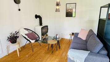 Smart-tv en een open haard