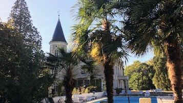 Piscina externa, piscina aquecida