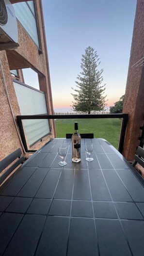 Outdoor dining - Studio vue mer Directe (San-Nicolao)