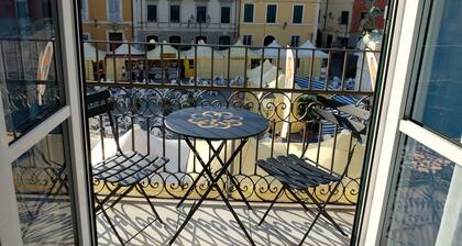 Great location overlooking the vibrant square Piazza Matteotti, Sarzana SP Italy