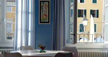 Great location overlooking the vibrant square Piazza Matteotti, Sarzana SP Italy