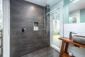 Hair dryer, towels