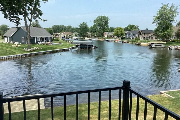 View from the upstairs balcony