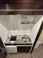 Μίνι ψυγείο, βραστήρας νερού