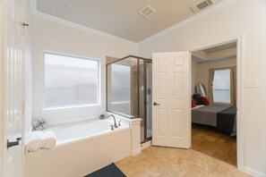 Hair dryer, towels, soap, shampoo - Brand New Pool & SPA! 4-Bdr home in The Woodlands TX, Sleeps 10 (Spring)