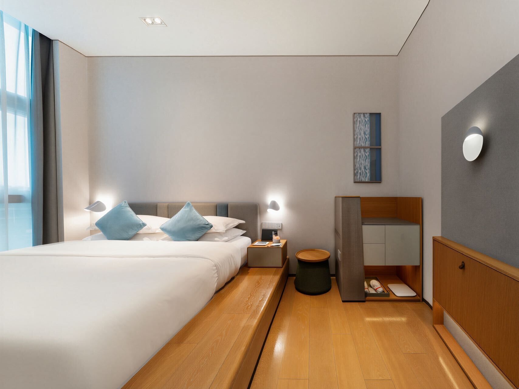 Comfort Double Room | Premium bedding, down comforters, memory foam beds, free minibar
