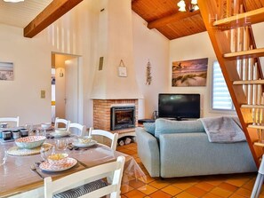 电视、壁炉、办公室