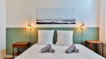 2 soverom, strykejern/-brett, reiseseng for barn og wi-fi