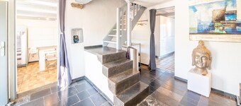 Hyggeligt sommerhus i La Reid med spabad
