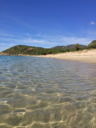 Cozy cottage a 5-minute walk from the beautiful beach of Geremeas