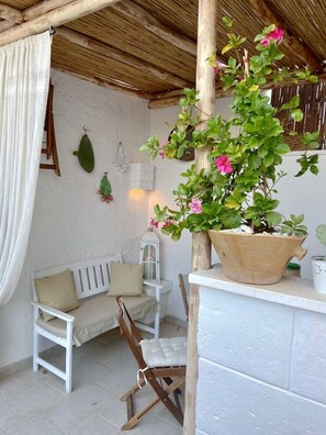 Terrace/patio - Perfect abode where you can spend your vacations in Apulia (Fasano)