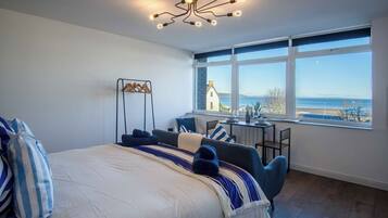 1 Schlafzimmer, hochwertige Bettwaren, Bettwäsche