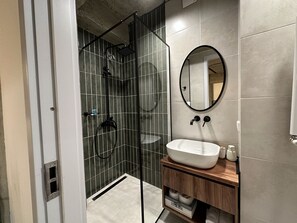 Hair dryer, towels, soap, toilet paper - Alex's appartement (Tbilisi)